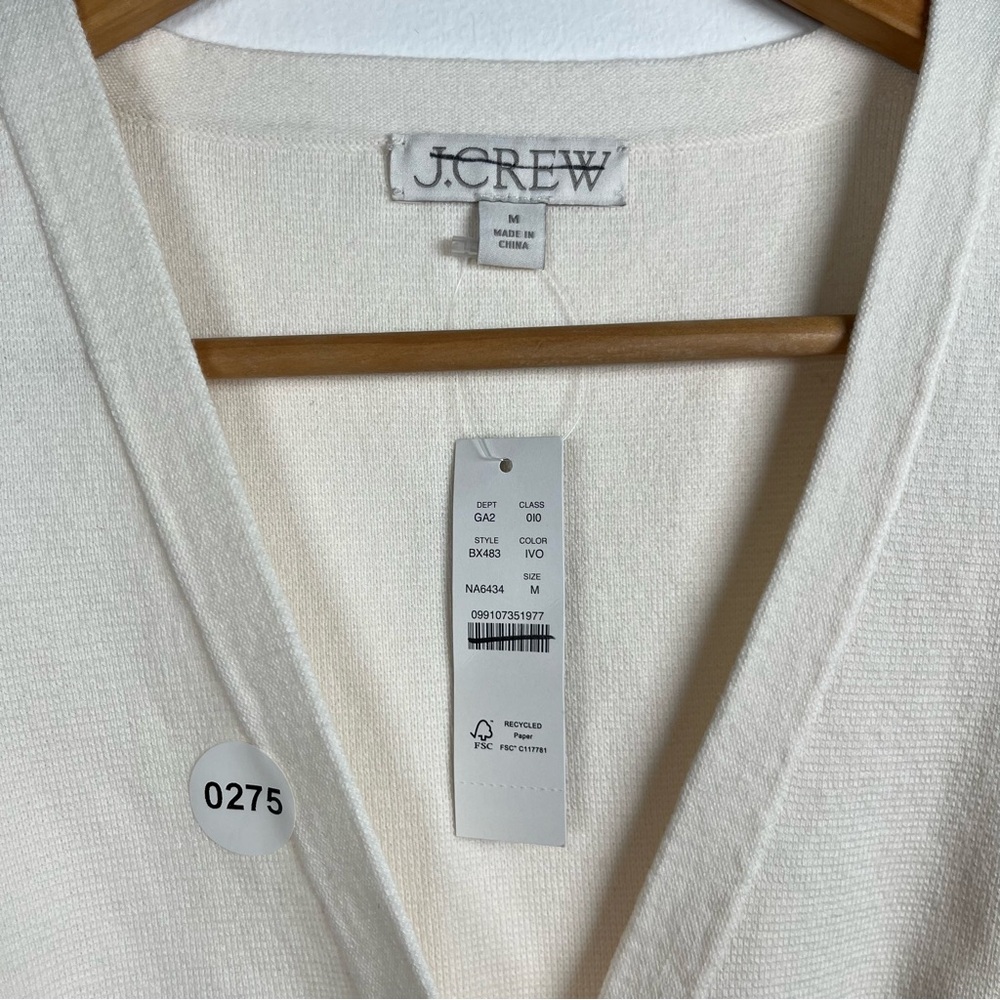 J.Crew Emilie Women’s Sweater-Vest New Sizes S,M Ivory - Picture 10 of 15